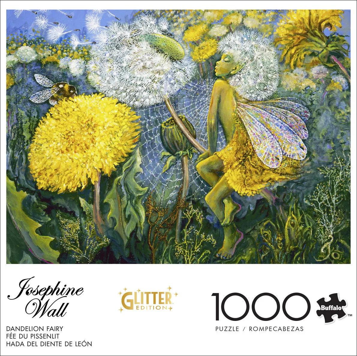 Buffalo Games Dandelion Fairy puslespil 1000 brikker glitter