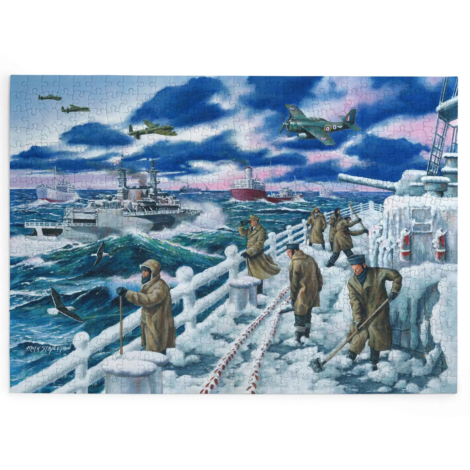 House of Puzzle BIG Arctic Convoy puslespil 500 historie