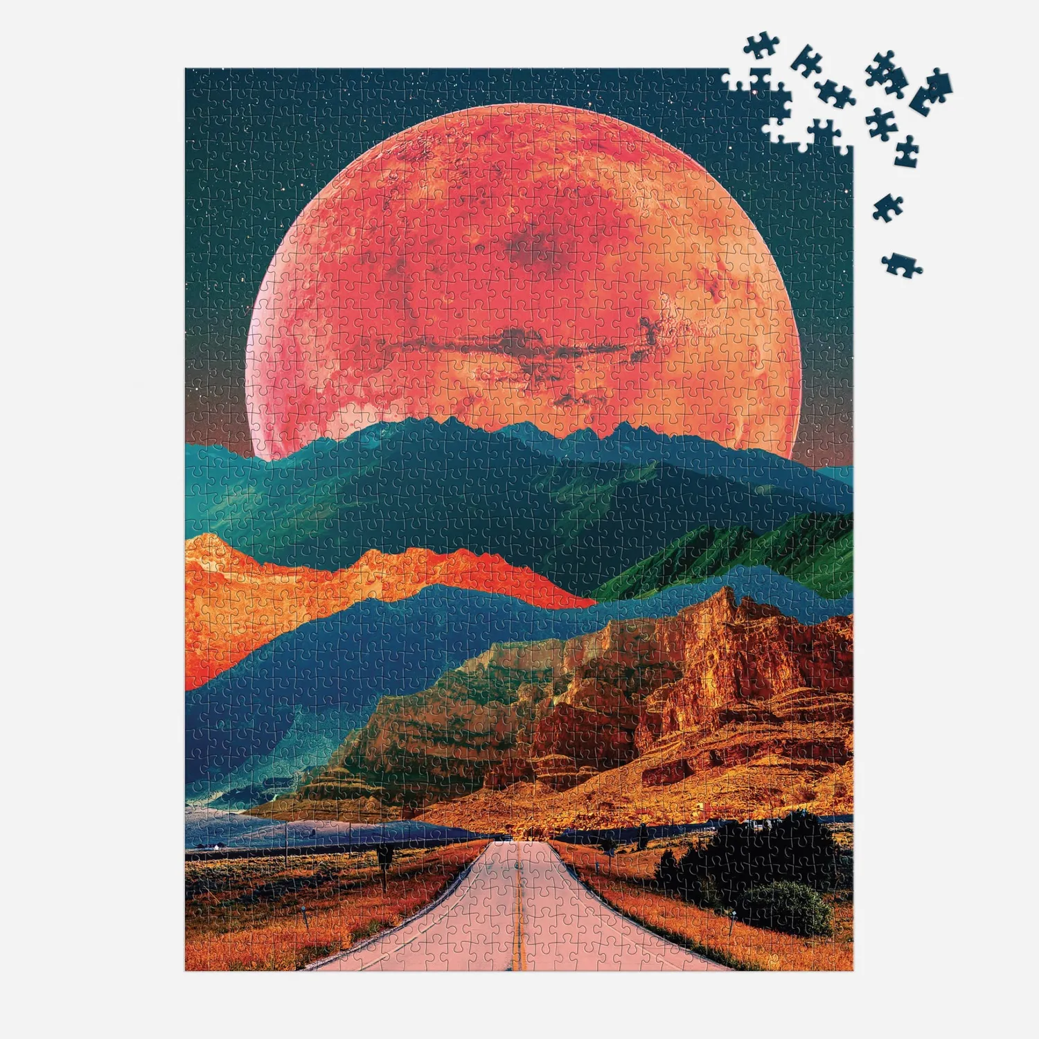 Good Puzzle Co. Cosmic Highway firkant puslespil 1000 brikker