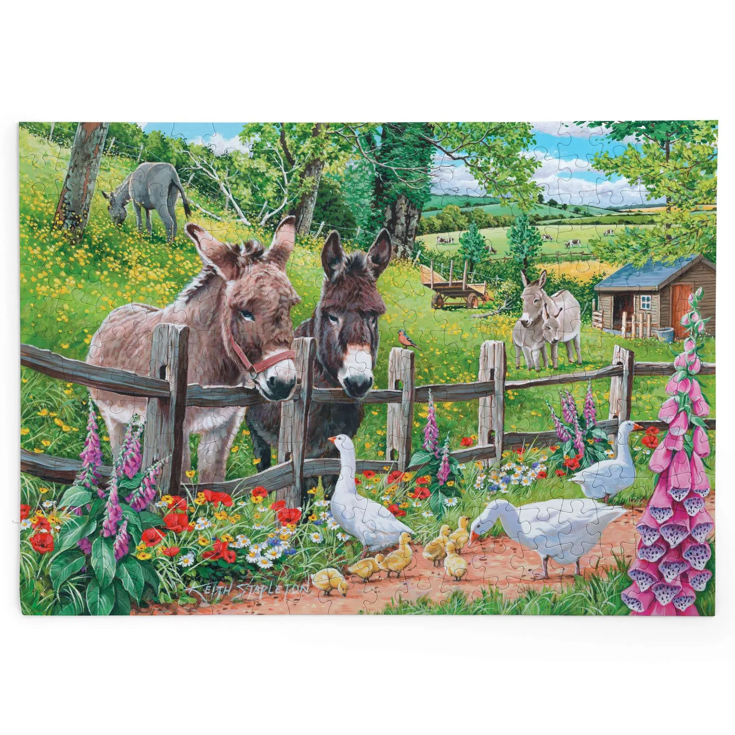House of Puzzles BIG 250 Jack & Jenny puslespil bondegård