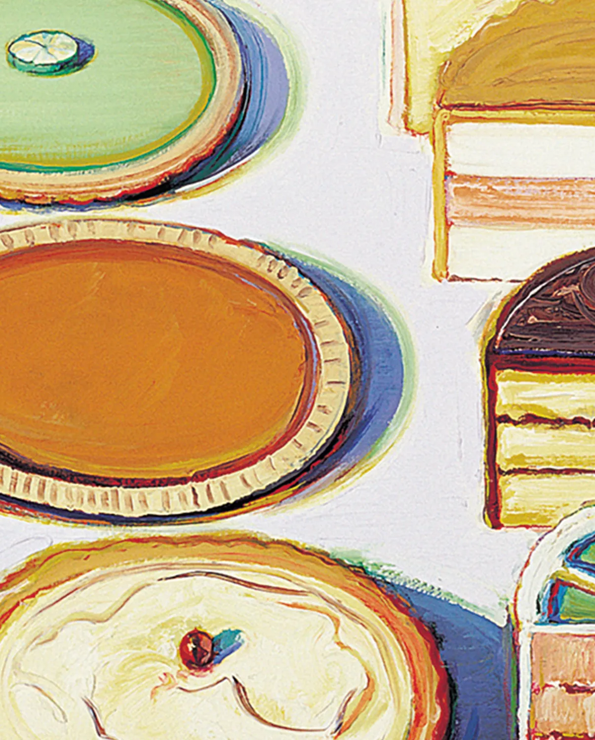 Pomegranate Wayne Thiebaud Cakes and Pies bogmærke kager