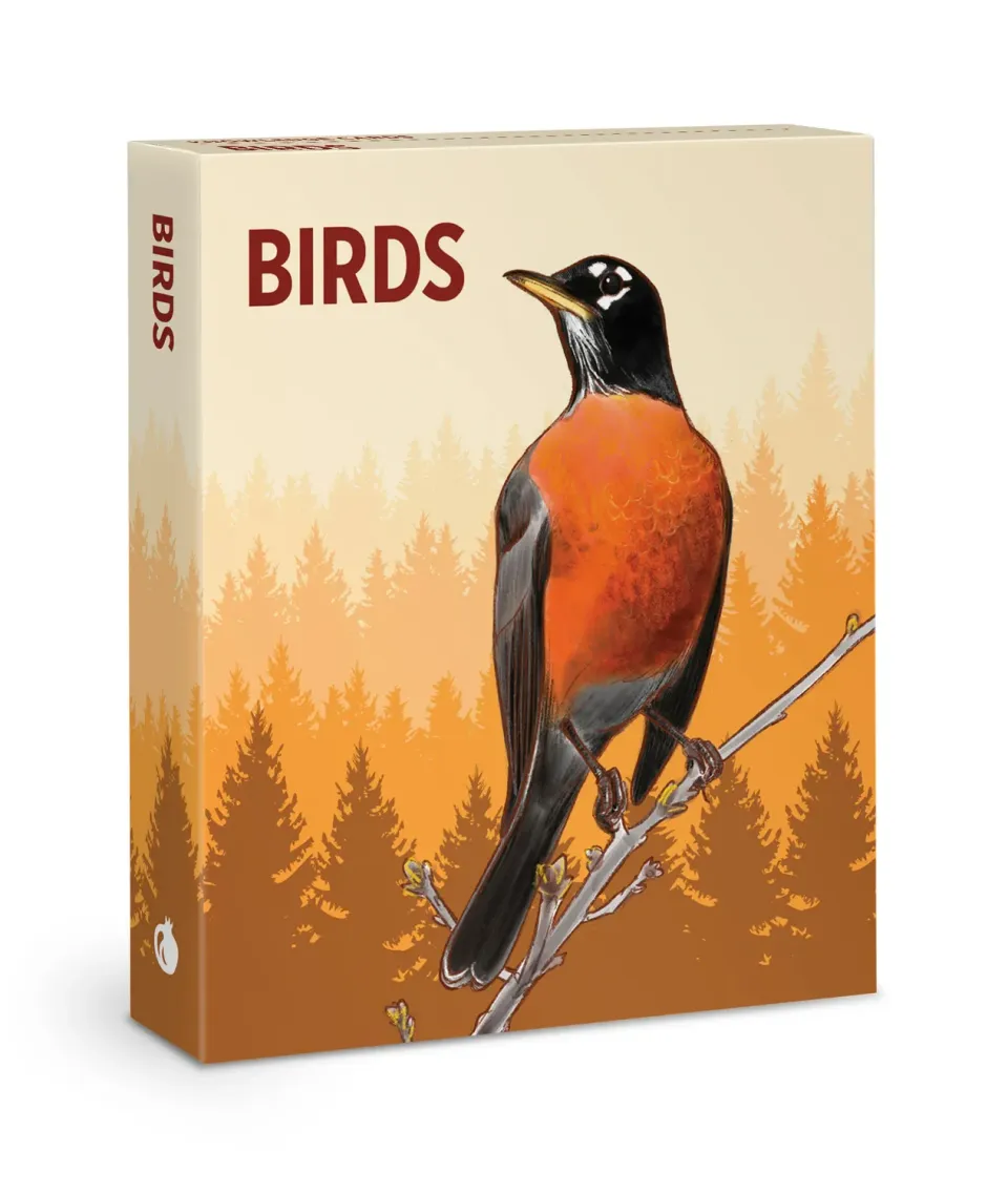 Pomegranate Knowledge Cards Birds videnskort 48 kort