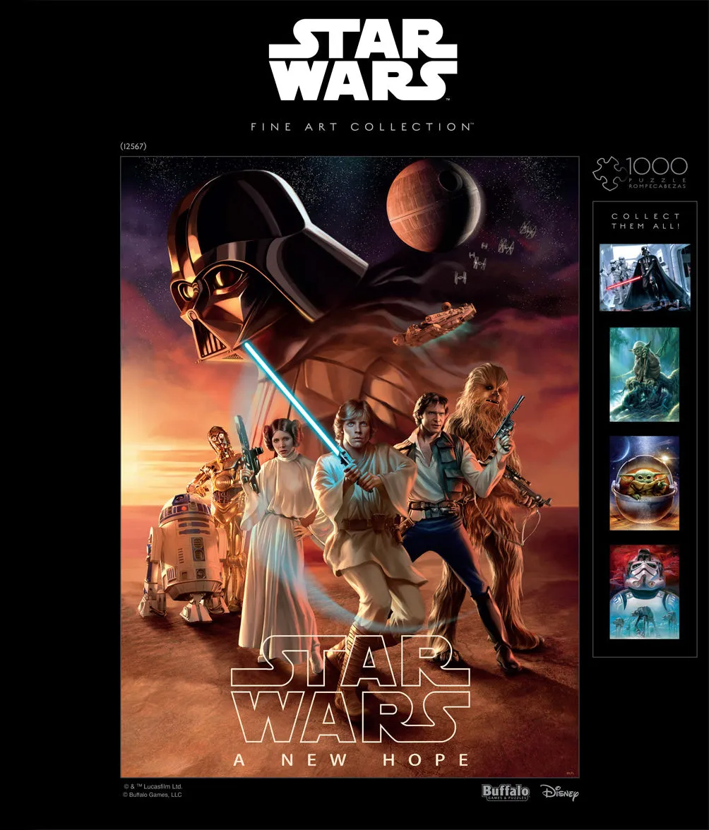Buffalo Games Star Wars The Force puslespil 1000 brikker plakat