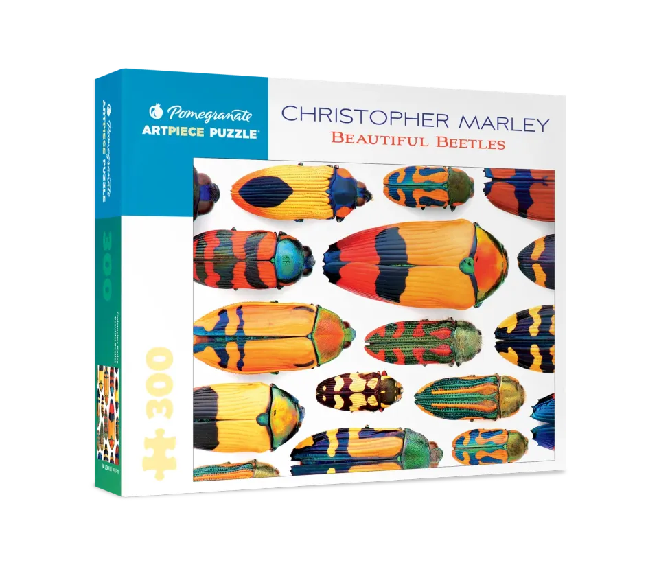 Pomegranate Christopher Marley Beautiful Beetles puslespil 300 brikker