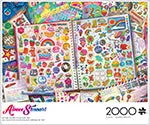 Buffalo Games Aimee Stewart My Rad Sticker Collection puslespil 2000 brikker retro