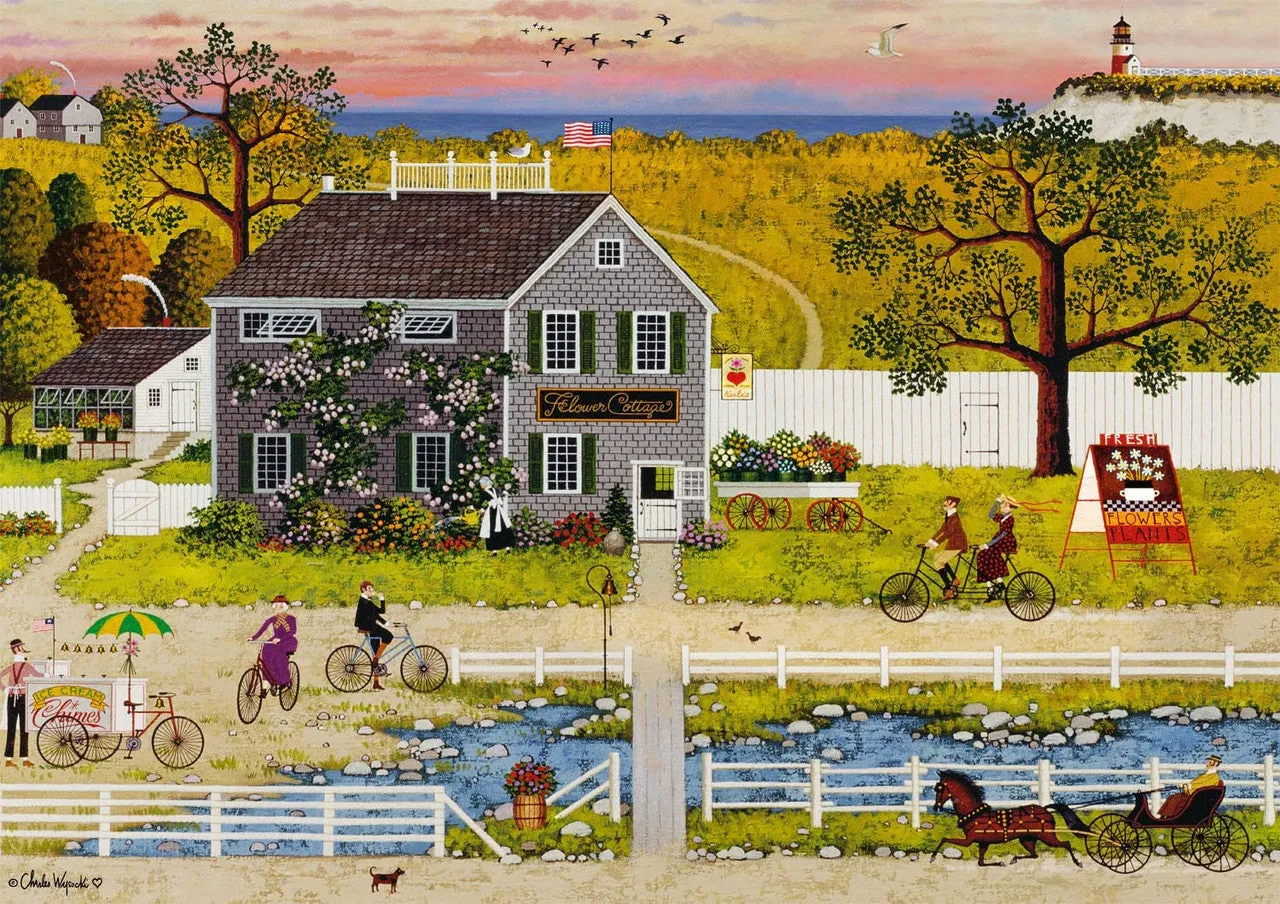 Buffalo Games Wysocki Nantucket Flower Shop puslespil 300 brikker