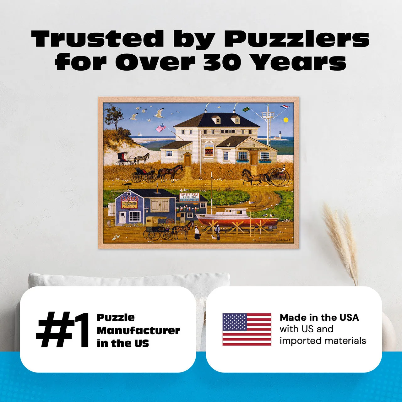 Buffalo Games Stoney Bay puslespil 1000 brikker Wysocki