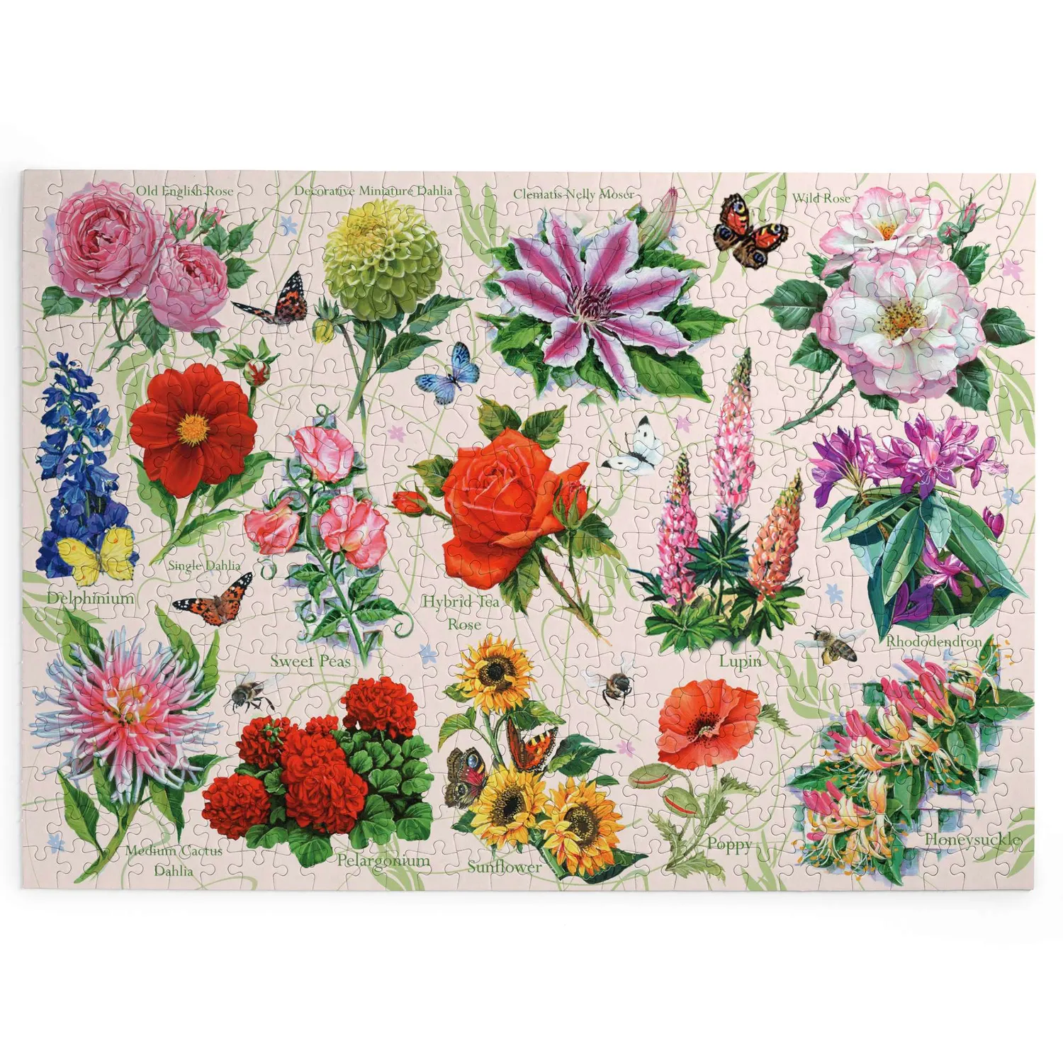 House of Puzzles BIG Full Bloom puslespil 500 brikker blomster