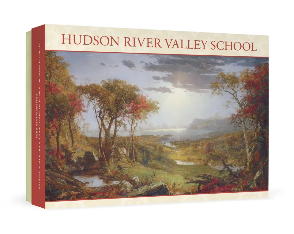 Pomegranate Hudson River Valley School kortsæt 20 stk landskab