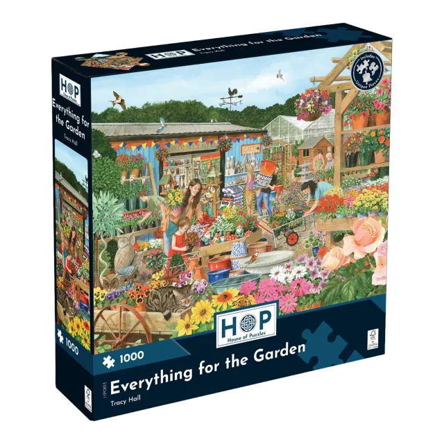 House of Puzzle Everything for the Garden 1000 puslespil havemotiv