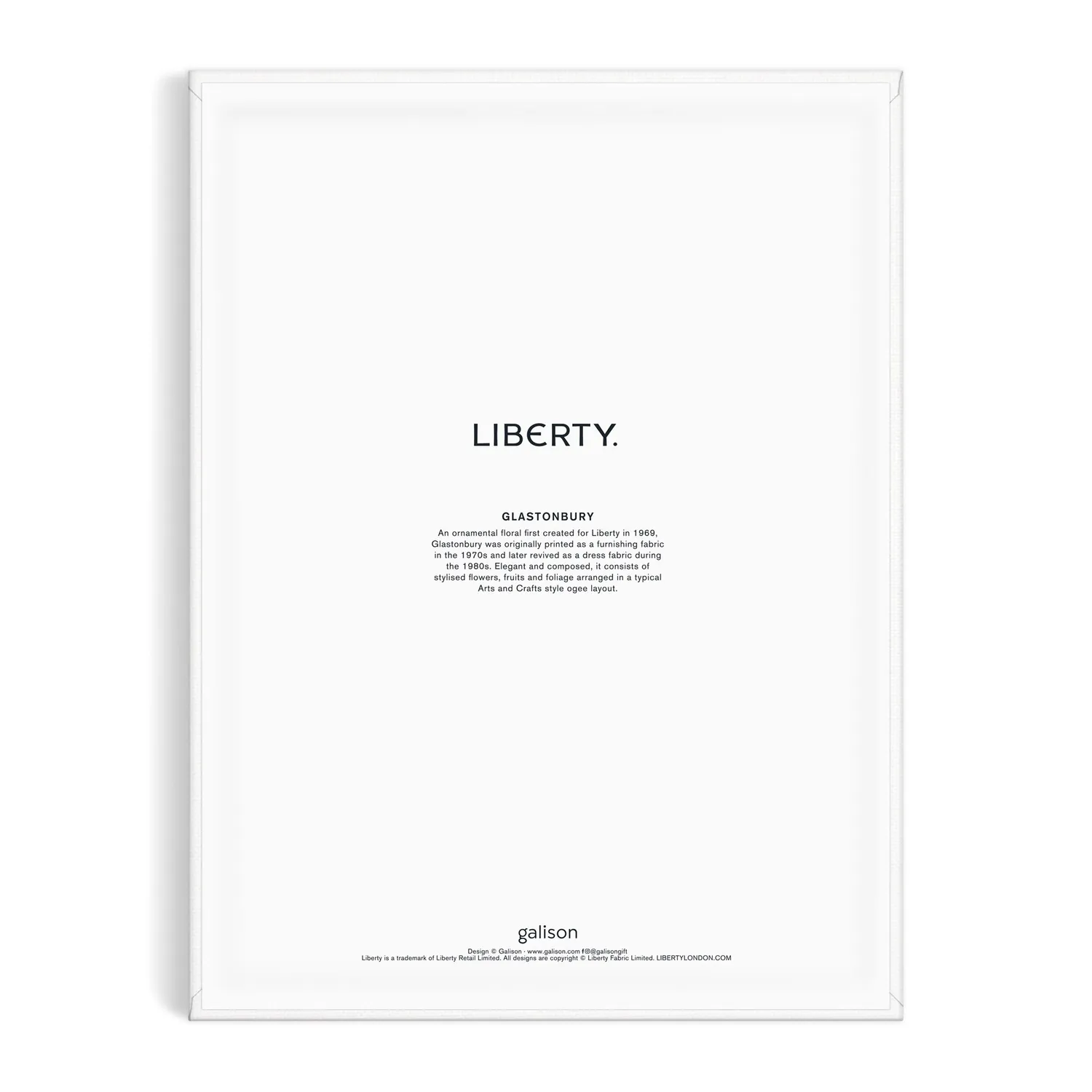 Galison Liberty Glastonbury mal efter tal sæt 9x12 blomster