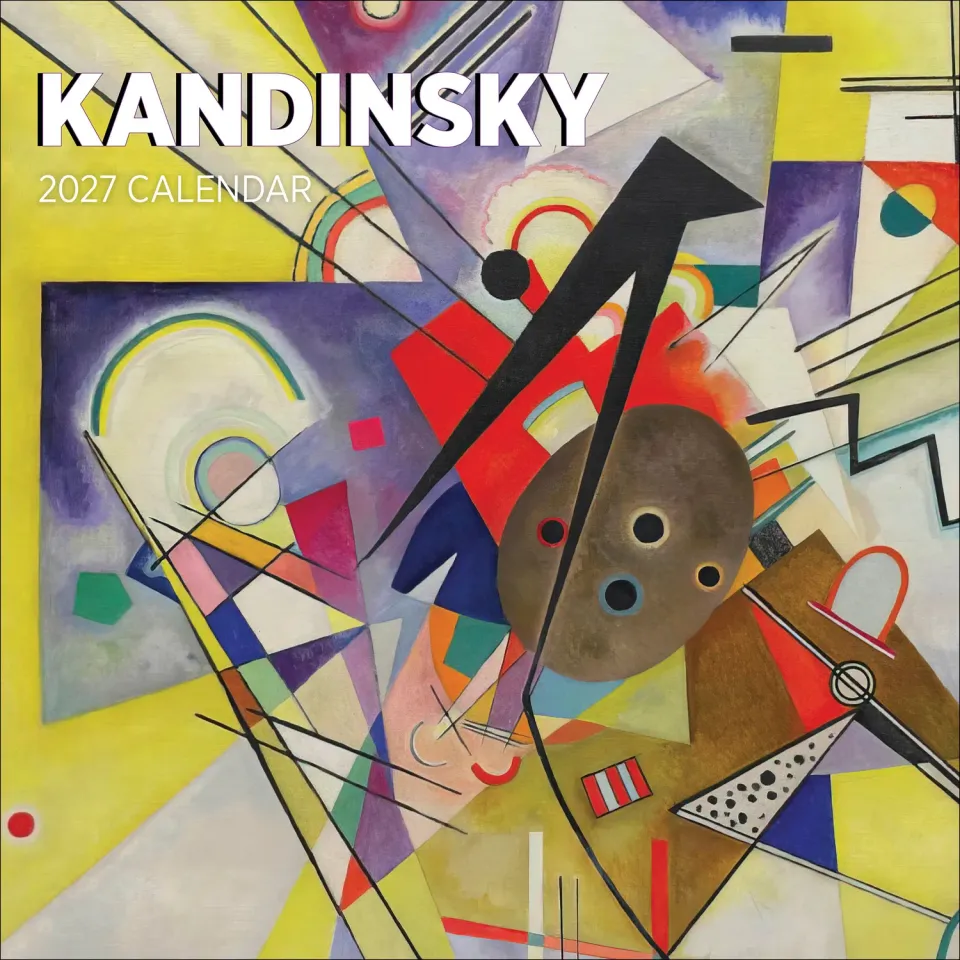 Pomegranate Kandinsky 2027 vægkalender abstrakt