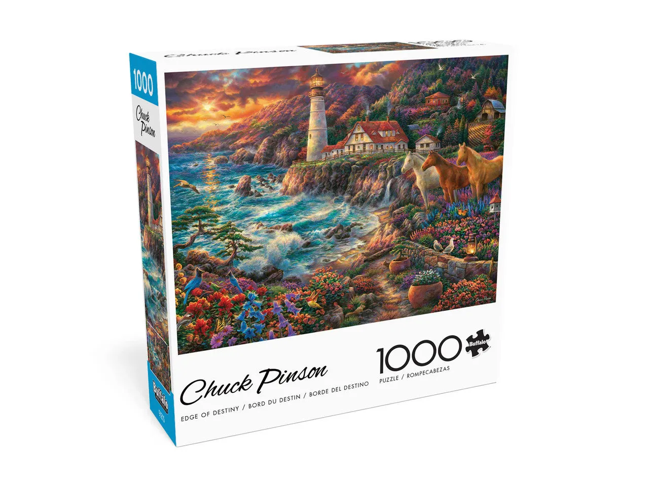 Buffalo Games Escapes Edge of Destiny puslespil 1000 brikker fyr
