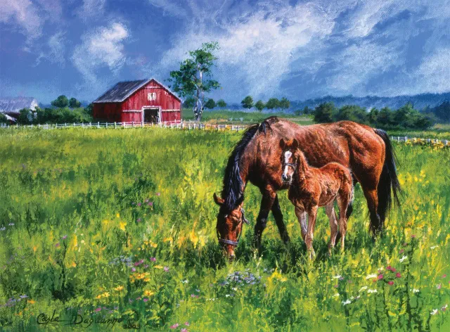 Buffalo Games Country Life Near and Dear puslespil 1000 brikker