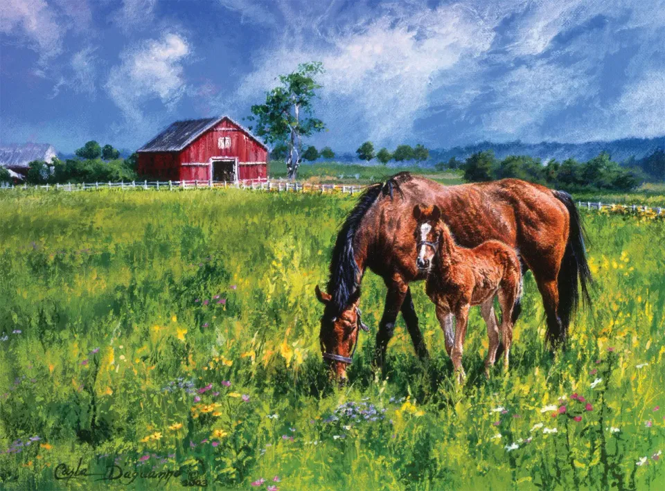 Buffalo Games Country Life Near and Dear puslespil 1000 brikker