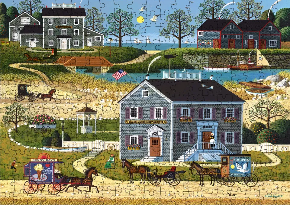 Buffalo Games Charles Wysocki Whippersnappers of Cape Cod 300 puslespil
