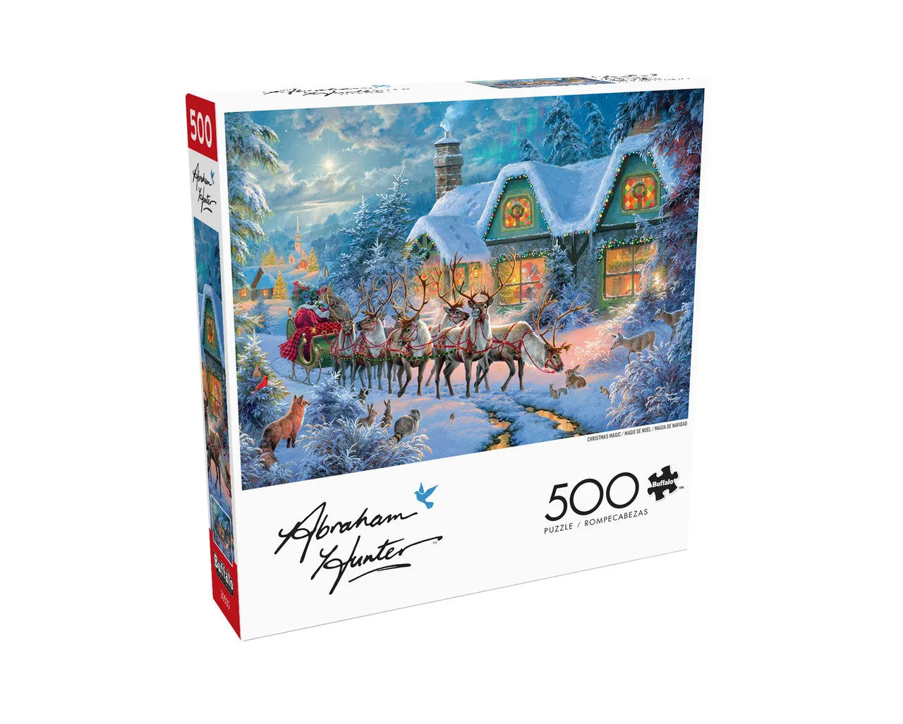 Buffalo Games Christmas Magic puslespil 500 brikker jul