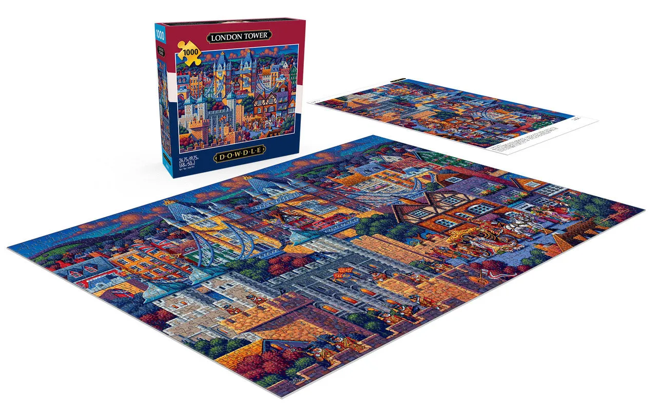 Buffalo Games Eric Dowdle London Tower puslespil 1000 brikker