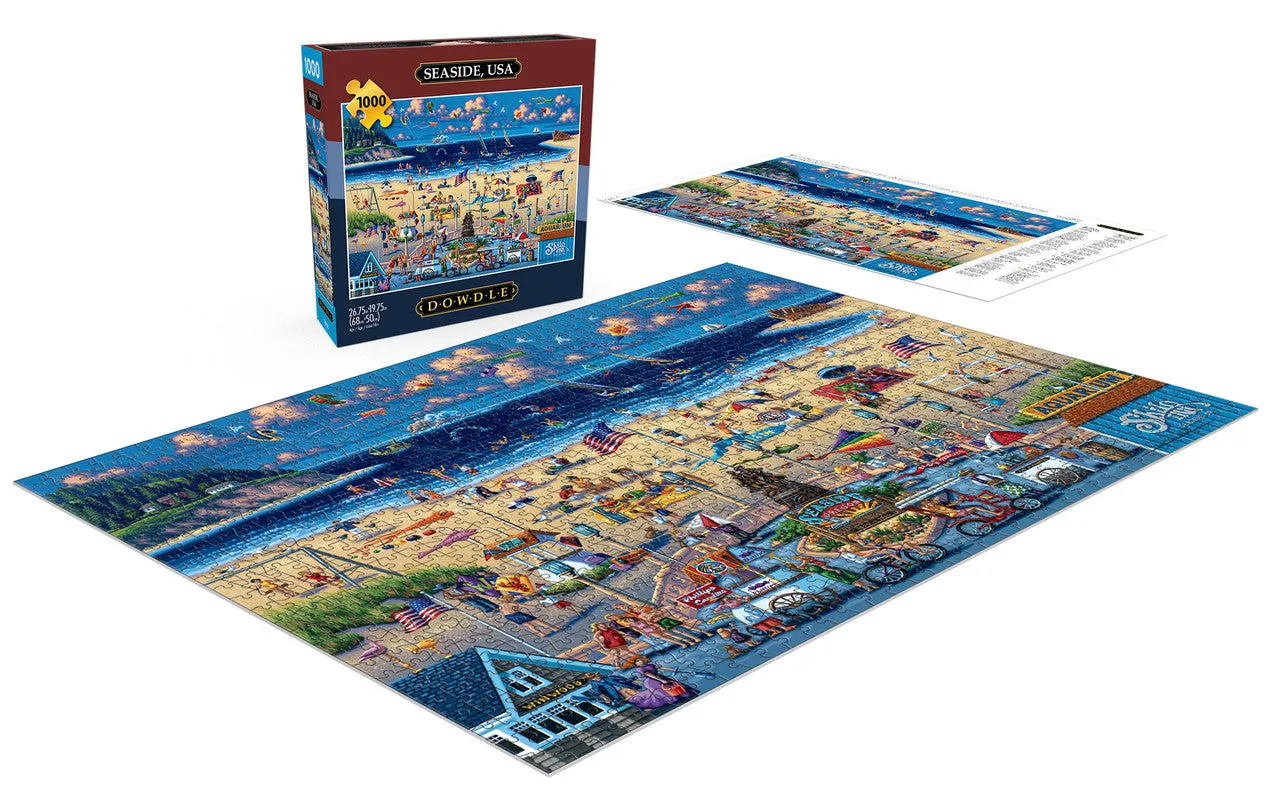 Buffalo Games Dowdle Seaside USA puslespil 1000 brikker strand