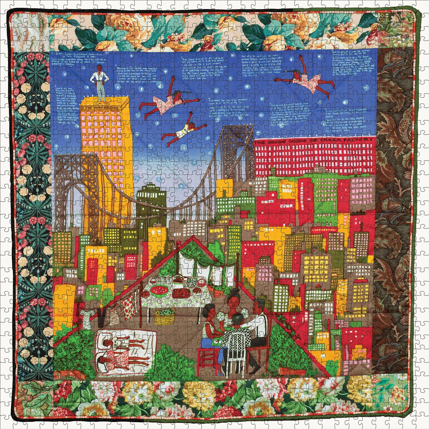 Pomegranate Ringgold Tar Beach 2 puslespil 1000 brikker kunst