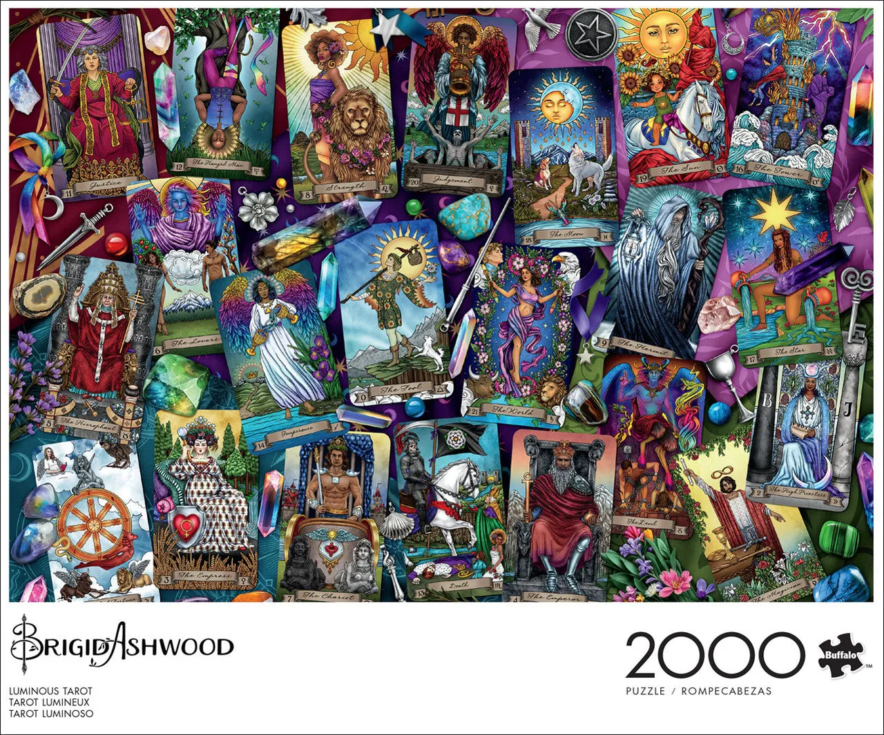 Buffalo Games Luminous Tarot puslespil 2000 brikker mystik