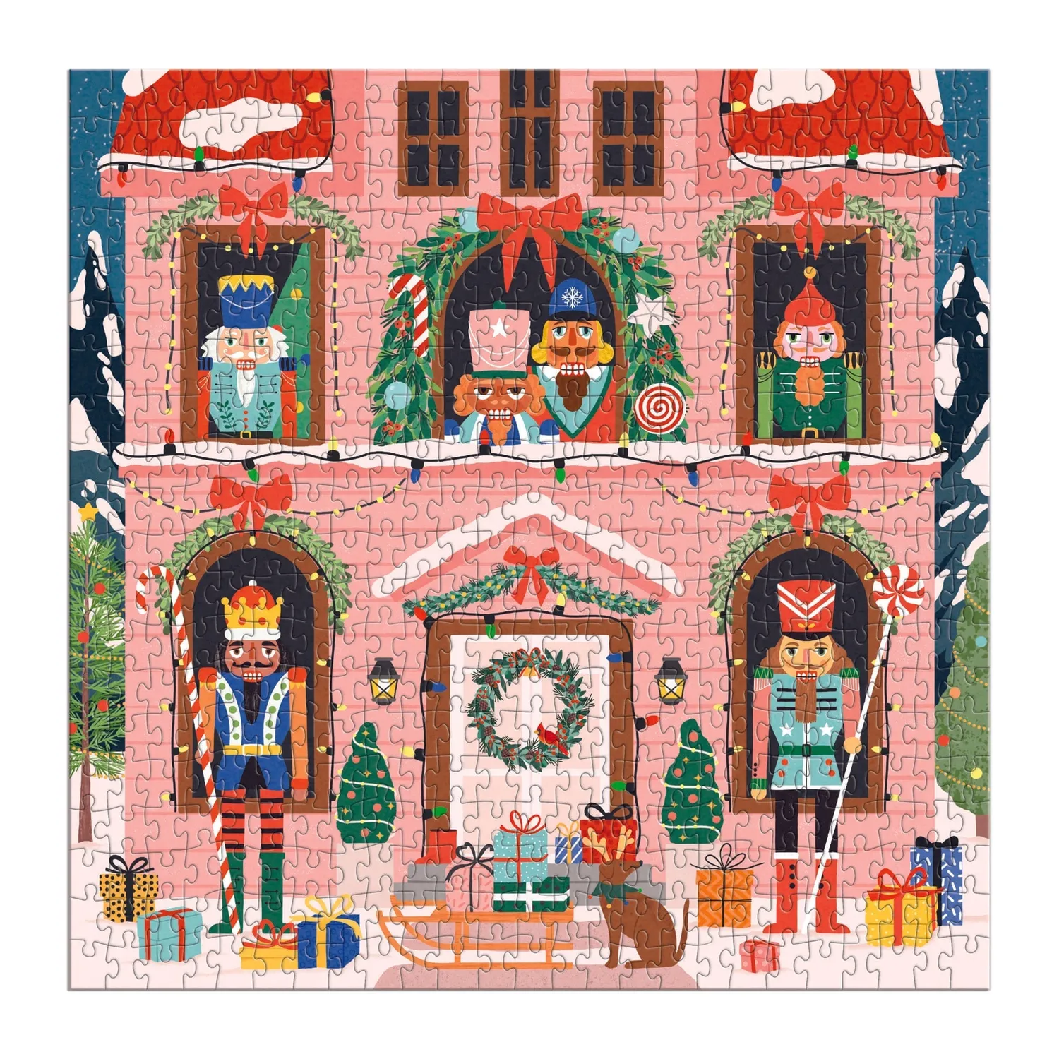 Galison Nutcracker Magic puslespil 500 brikker jul
