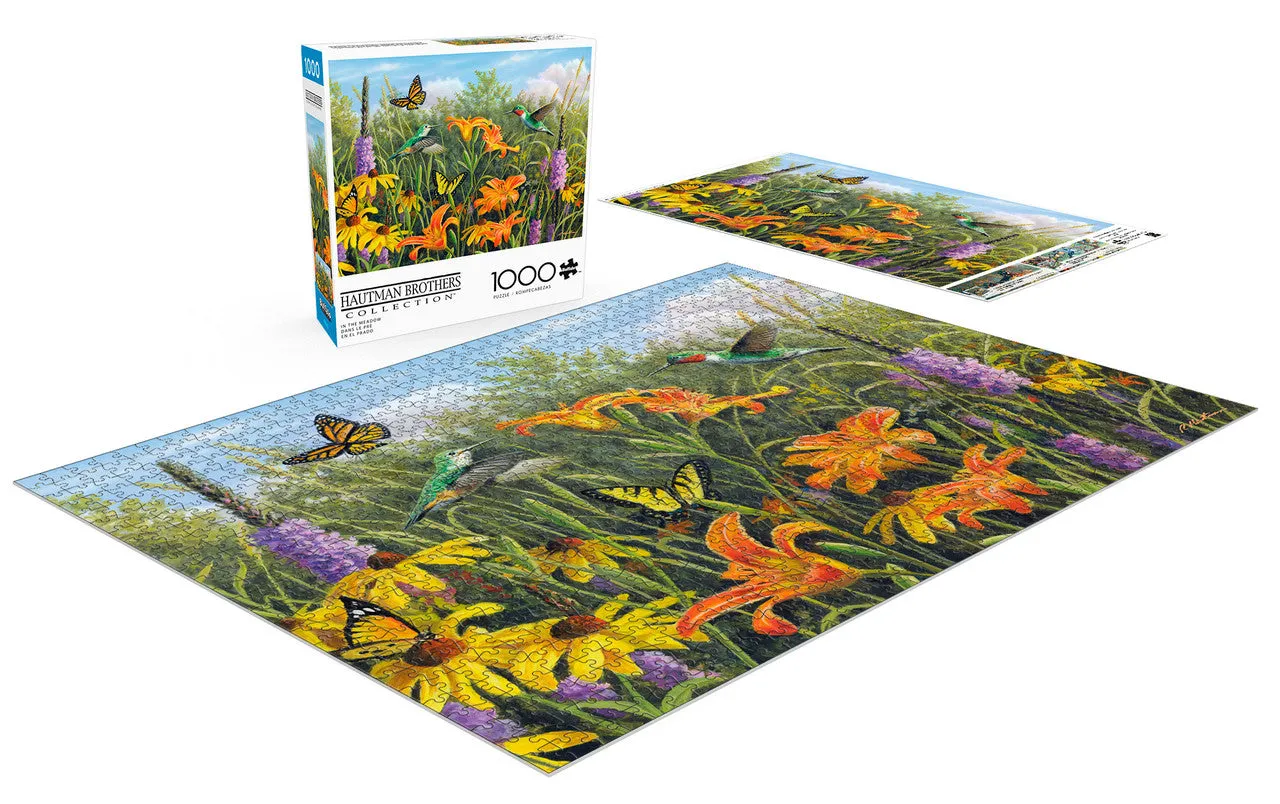 Buffalo Games In the Meadow puslespil 1000 brikker blomster