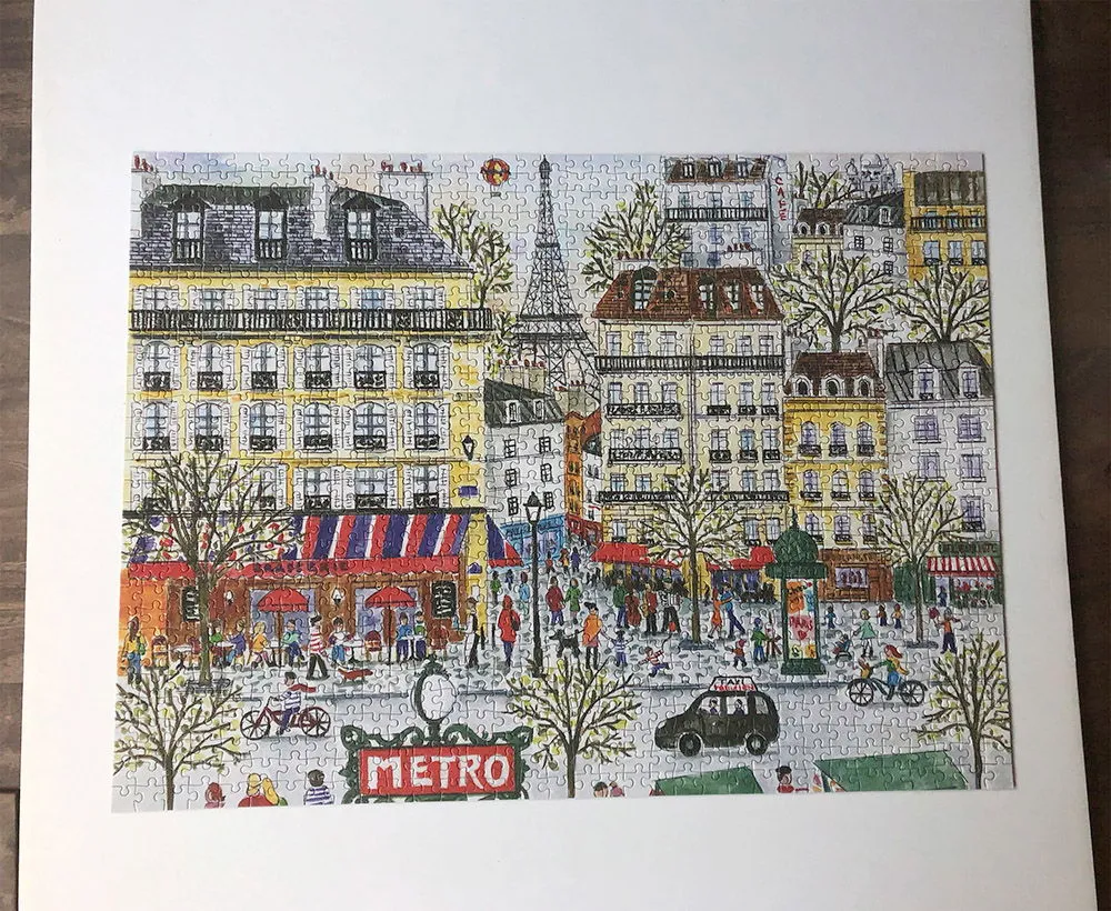 Good Puzzle Co. Michael Storrings Paris puslespil 1000 brikker bymotiv