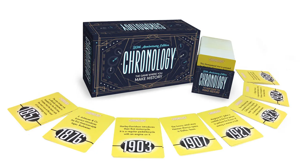 Buffalo Games Chronology kortspil quizspil med 429 kort historie