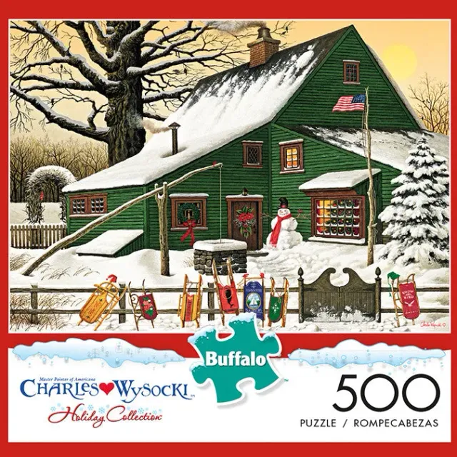 Buffalo Games Wysocki Cocoa Break puslespil 500 brikker vinter
