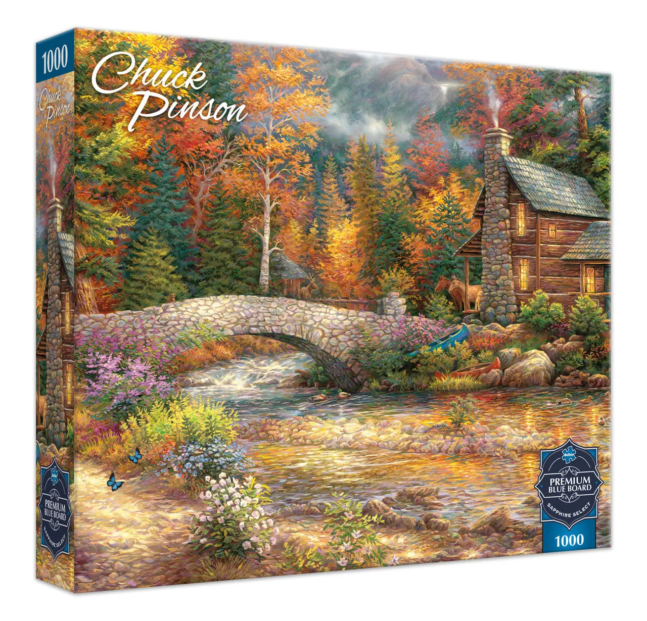 Buffalo Games Sapphire Call of the Wild puslespil 1000 brikker efterår