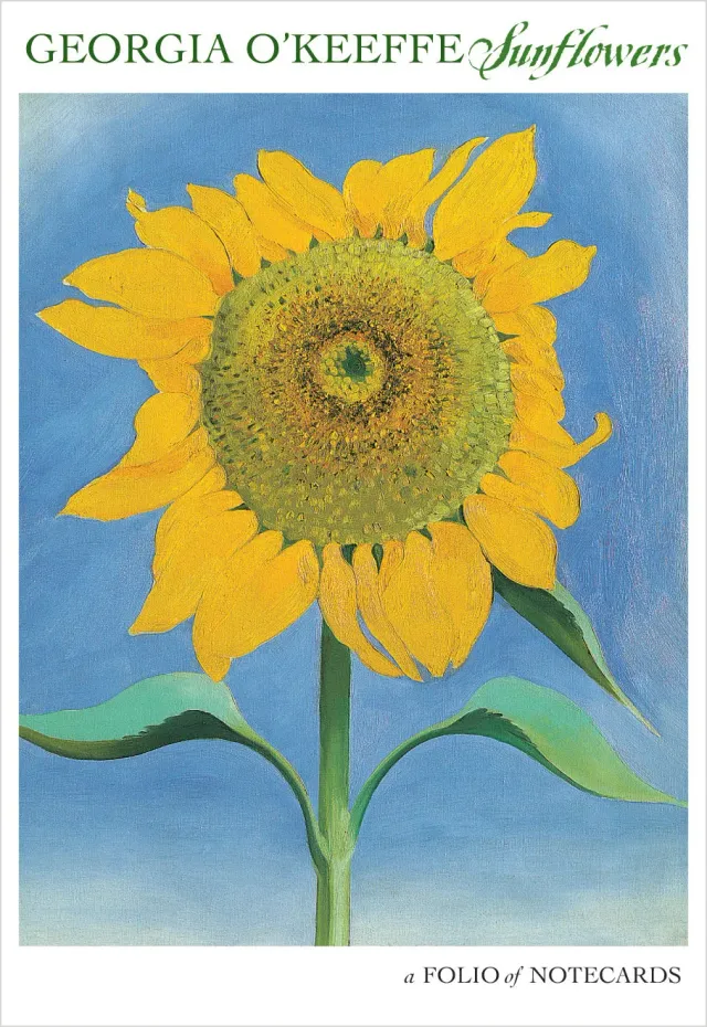 Pomegranate Georgia O'Keeffe Sunflowers kortmappe 10 stk