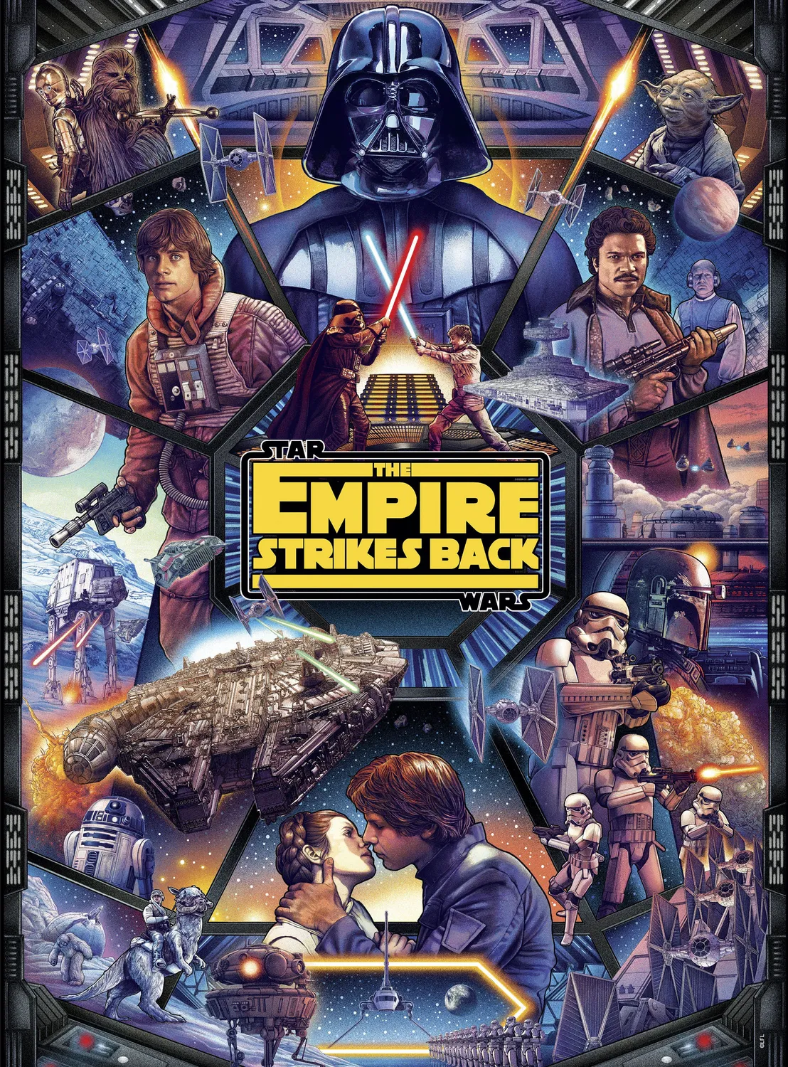 Buffalo Games Silver Select Star Wars puslespil 1000 brikker plakat