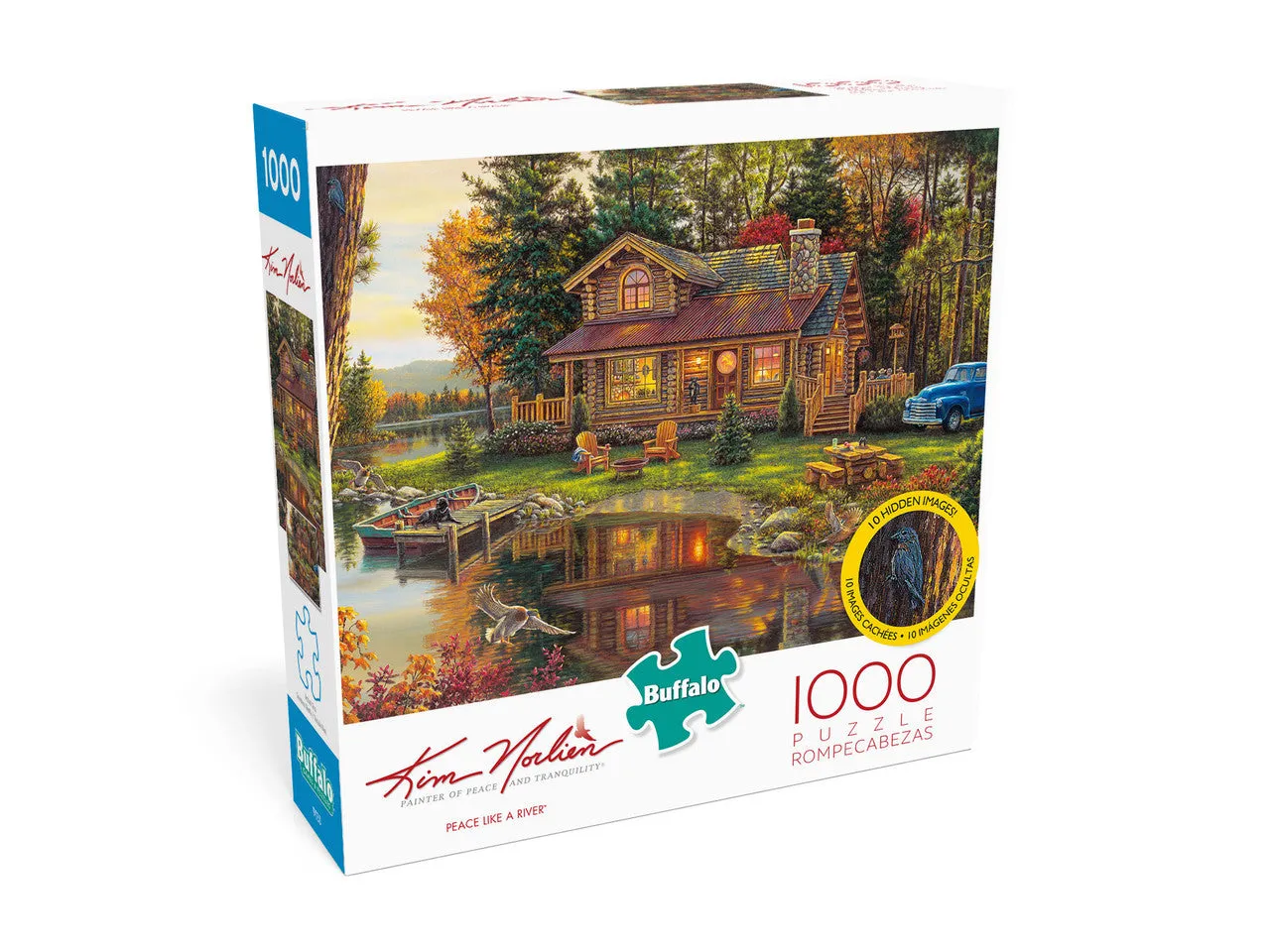 Buffalo Games Peace Like a River puslespil 1000 brikker natur