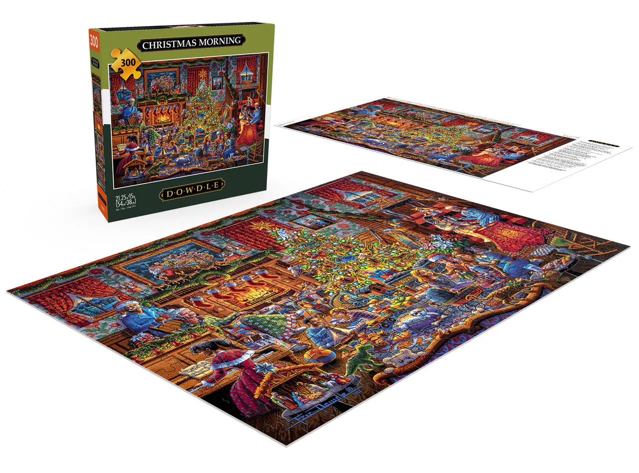 Buffalo Games Eric Dowdle Christmas Morning puslespil 300 store