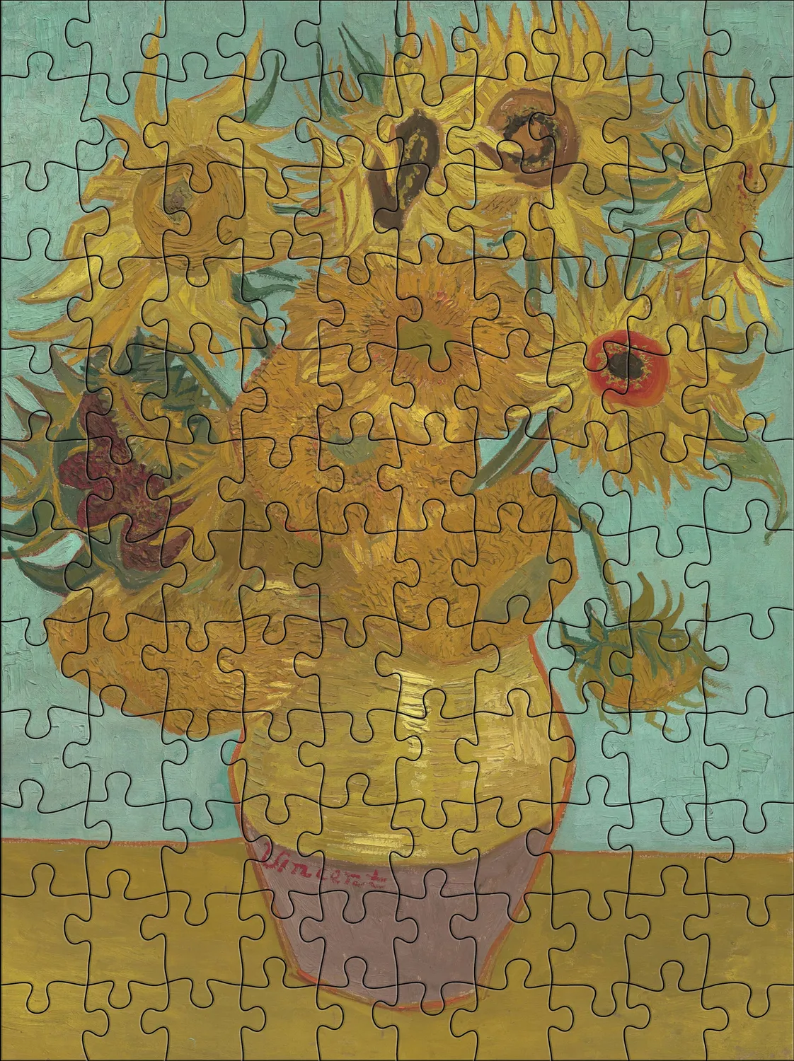 Pomegranate Van Gogh puslespil 120 brikker dobbeltsidet
