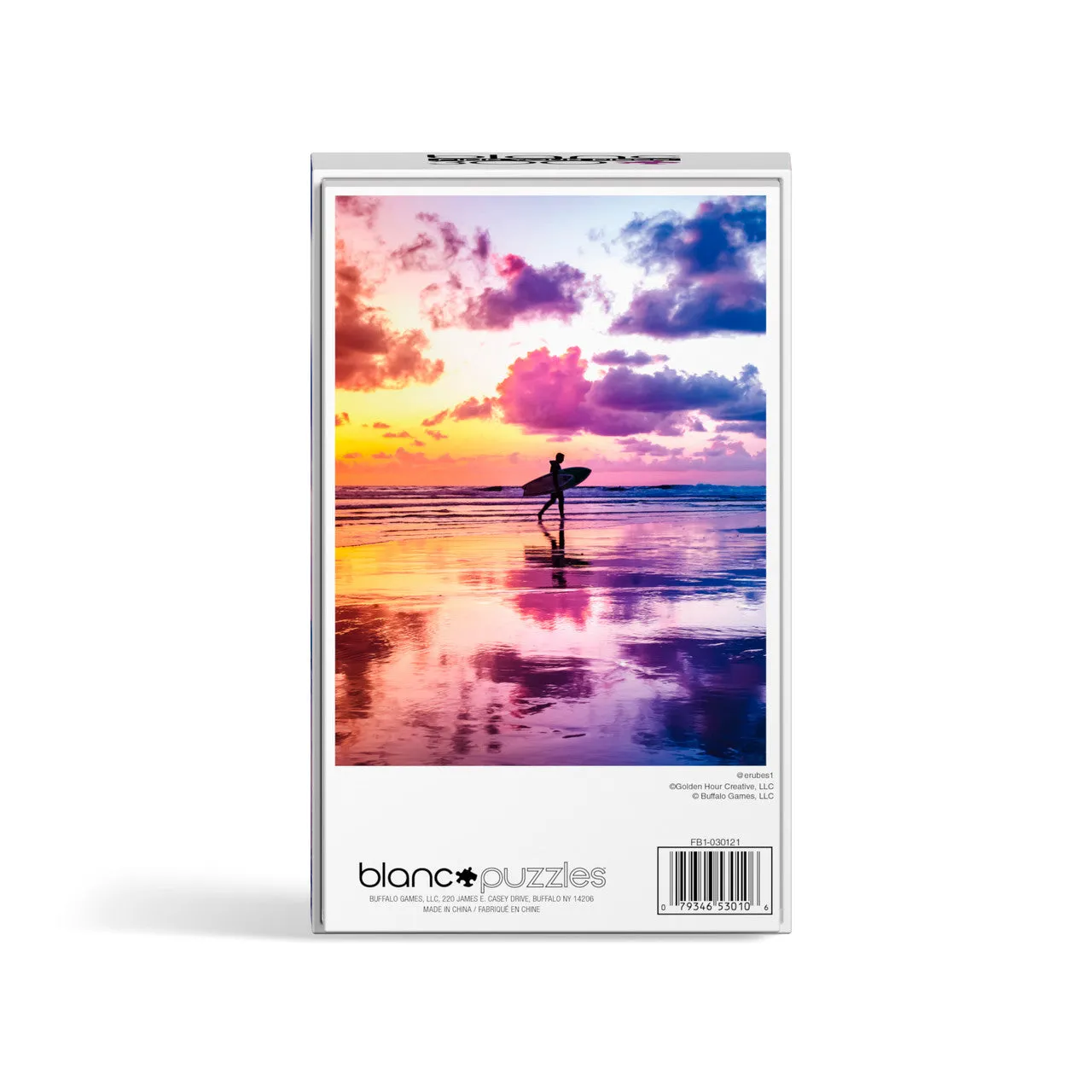 Buffalo Games blanc Sunset Surfer puslespil 300 brikker strand
