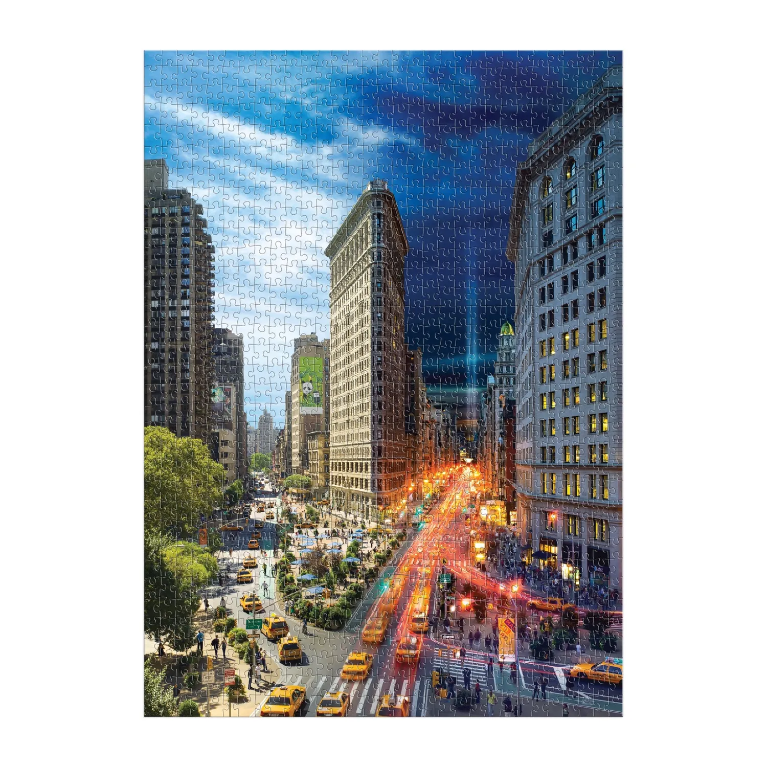 Galison Day to Night Flatiron puslespil 1000 brikker