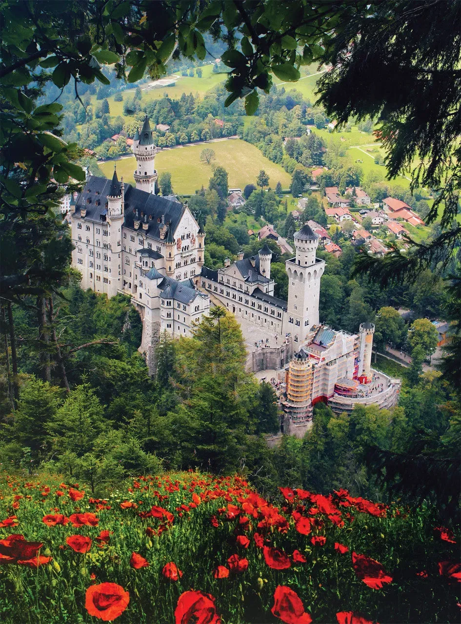 Buffalo Games Photography Schloss Neuschwanstein puslespil 1000 brikker foto
