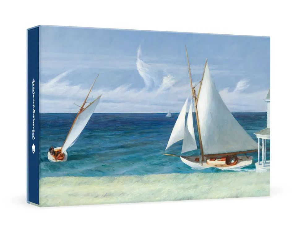 Edward Hopper The Lee Shore kortæske små kort kyst