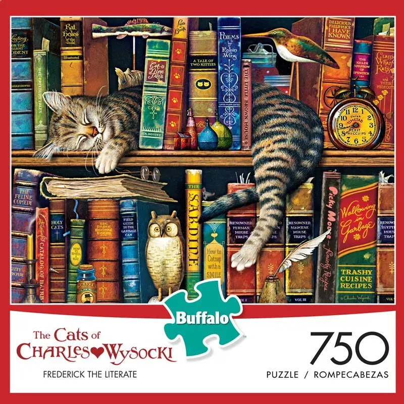 Buffalo Games Wysocki Frederick the Literate puslespil 750 brikker