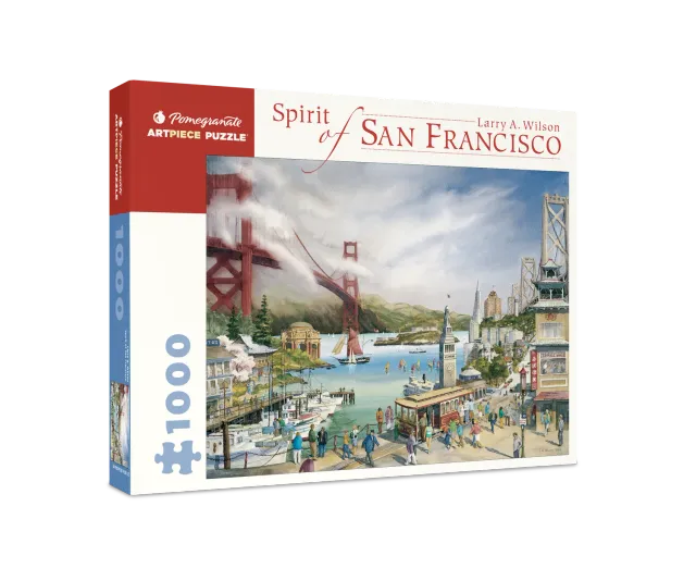 Pomegranate Spirit of San Francisco puslespil 1000 brikker bymotiv
