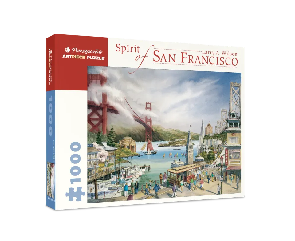 Pomegranate Spirit of San Francisco puslespil 1000 brikker bymotiv