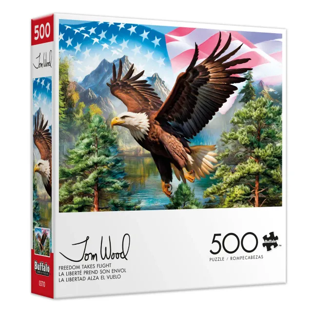 Buffalo Games Americana Freedom Takes Flight puslespil 500 brikker
