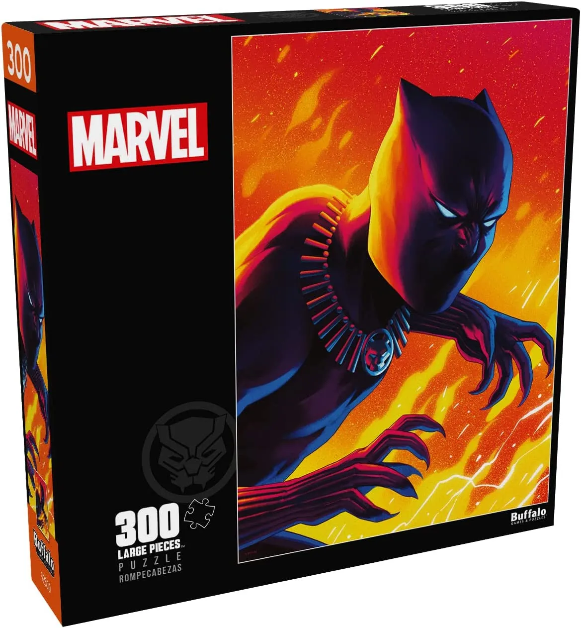 Buffalo Games Marvel Tales Black Panther #1 puslespil 300 brikker store