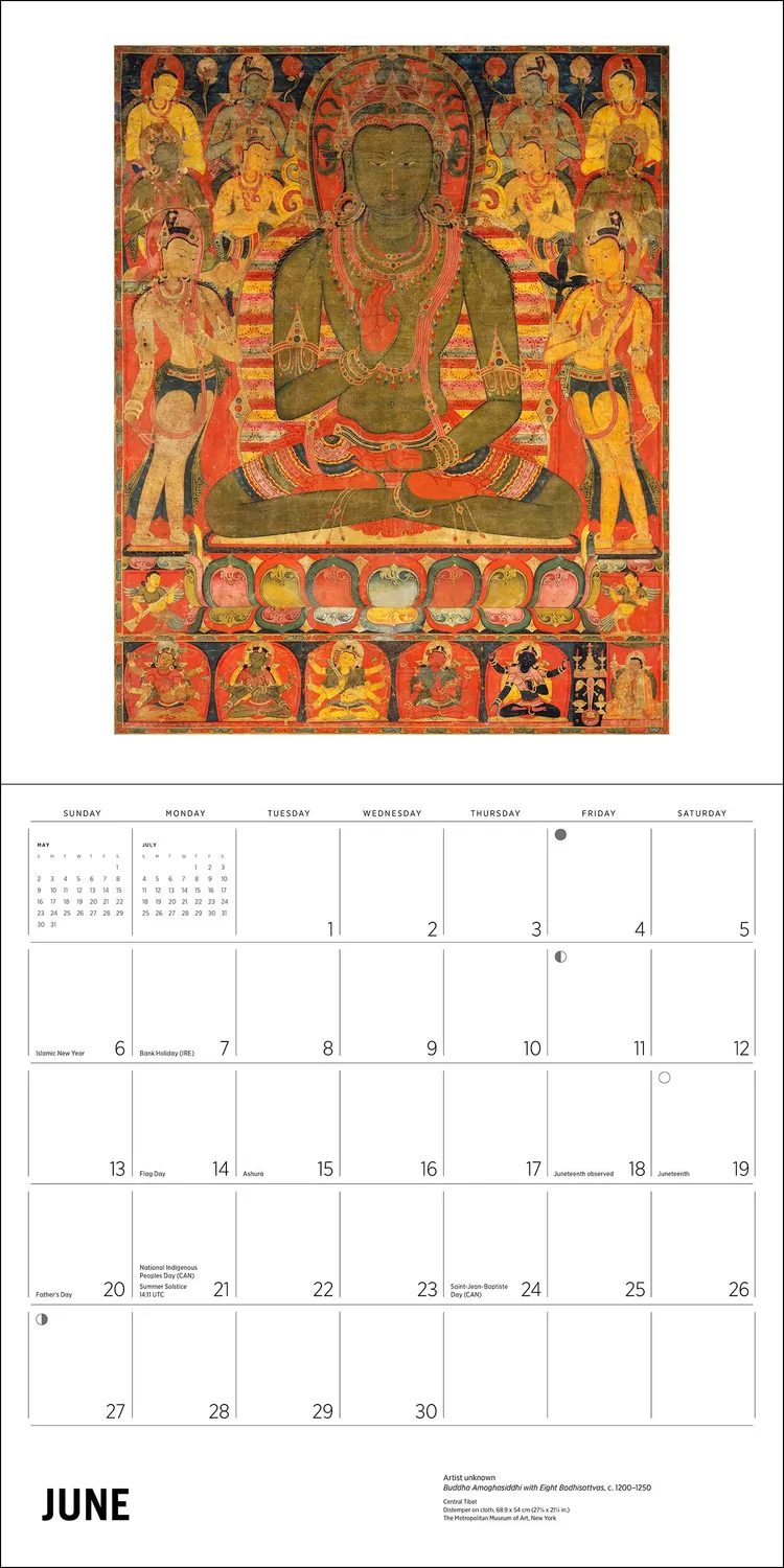 Pomegranate Enlightenment Buddhist Paintings 2027 vægkalender