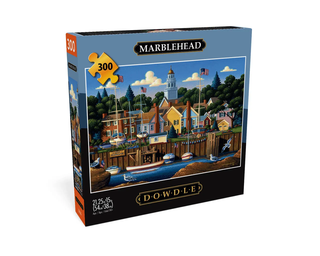 Buffalo Games Eric Dowdle Marblehead puslespil 300 brikker havn