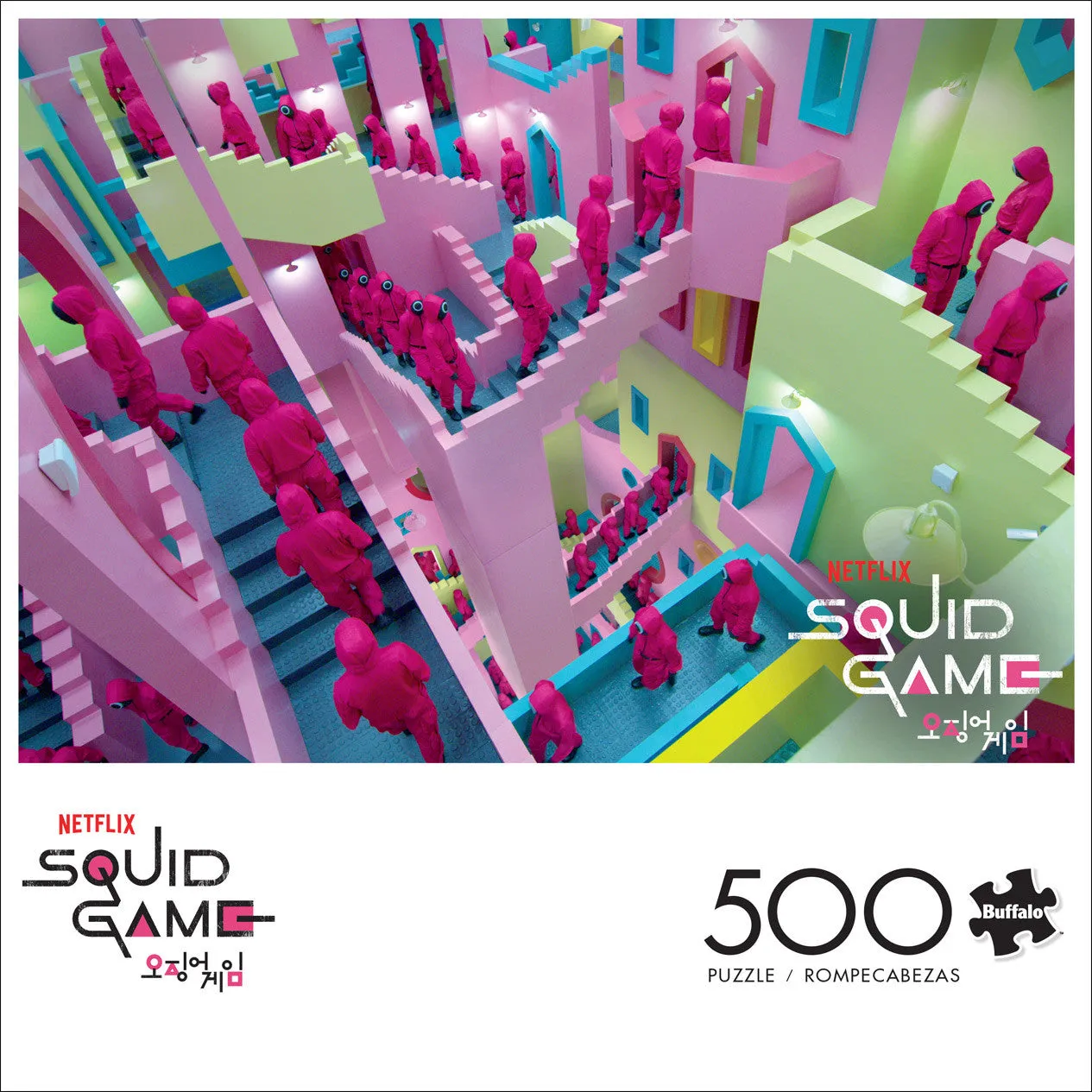 Buffalo Games Squid Game puslespil 500 brikker serie