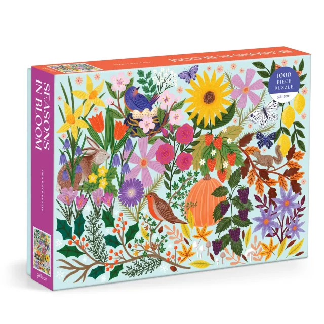 Good Puzzle Co. Seasons in Bloom puslespil 1000 brikker blomster