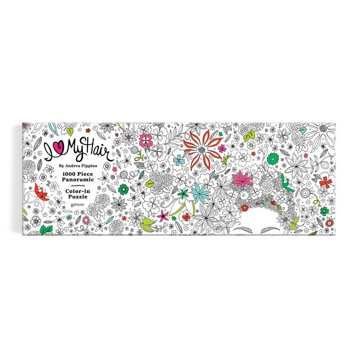 Andrea Pippins Flowers puslespil 1000 brikker malebog panorama